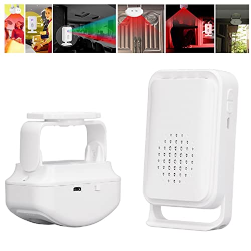 Campainha com sensor de movimento para alerta de entrada em loja de negócios, campainha de boas-vind