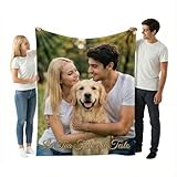 Cimpress Coperta Personalizzata,Coperte Personalizzate con Foto in Pile Morbido, Lavabile ...