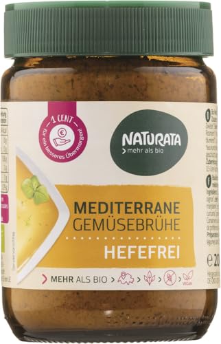 Naturata Caldo de verduras mediterráneo orgánico sin levadura (1 x 200 g)