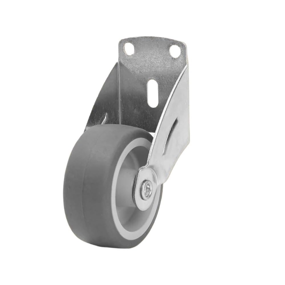 Shungong Grey 5 Pack-Fixes Sagging Gates, Quiet Rubber Tire, 360° Swivel, 80Lbs Load(Grey)