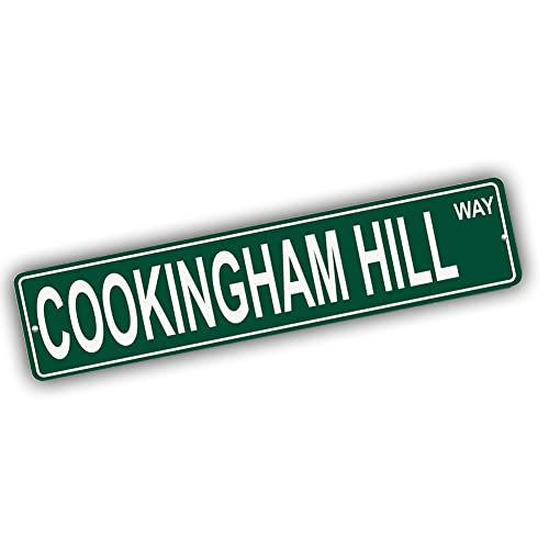 Brotherhood Aluminum Street Sign for Cookingham Hill - New York Wall Decor