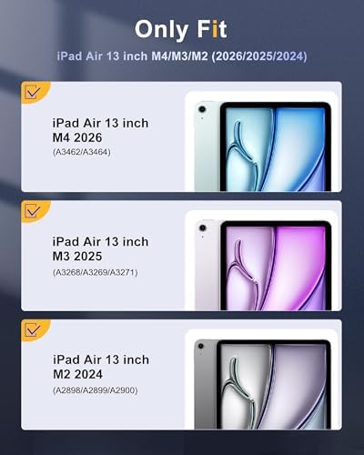 TiMOVO 아이패드 에어 33cm M4/M3/M2용 케이스, 펜슬 홀더 포함, 라이트 그레이 — 사진 2