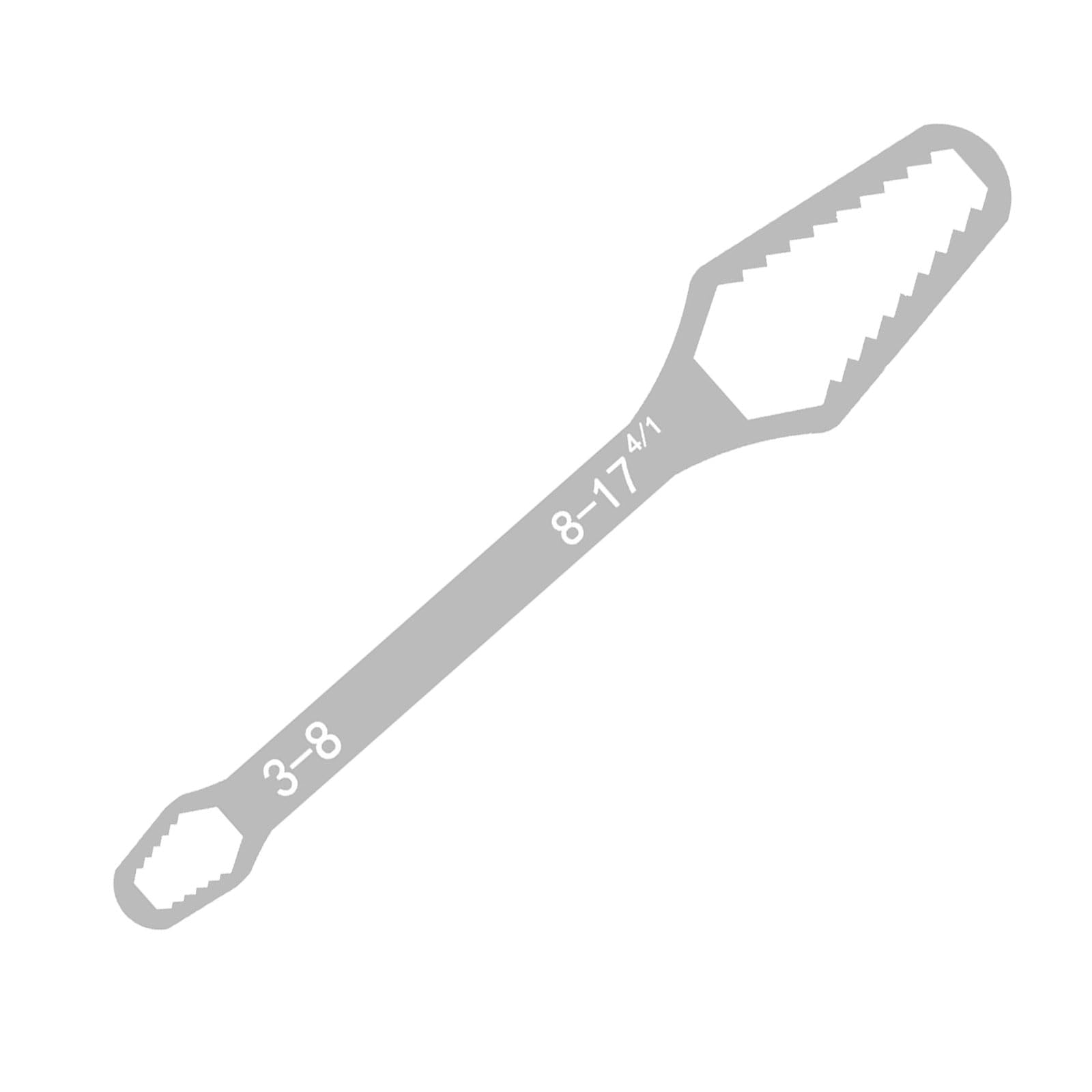 Hdoytxxm Silver 150Mm Torxes Wrenches Double Head Tightening 3Mm 22Mm For Comprehensive Home And Outdoor Projects Tightening
