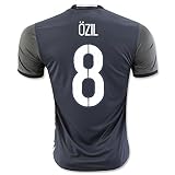 adidas DFB A Herren-T-Shirt, grau/weiß/schwarz, Größe 3XL Gr. Small 91 cm/97 cm Brust, - Ozil 8