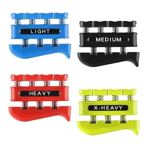 Sctmda Ejercitador Dedos Mano 4 Pieza Hand Grip Fortalecedor de Agarre de Mano Fortalecedor de Dedos Ejercitador de Agarre de Mano Herramienta de Ejercicio de Dedos Jercitador de Dedos para Ejercicio