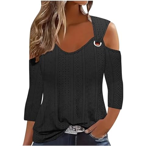 Women's Cold Shoulder Tunic Top for Autumn Cover