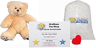 Make Your Own Stuffed Animal Mini 8 Inch Furry Brown Teddy Bear Kit