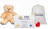 Make Your Own Stuffed Animal Mini 8 Inch Furry Brown Teddy Bear Kit - No Sewing Required!