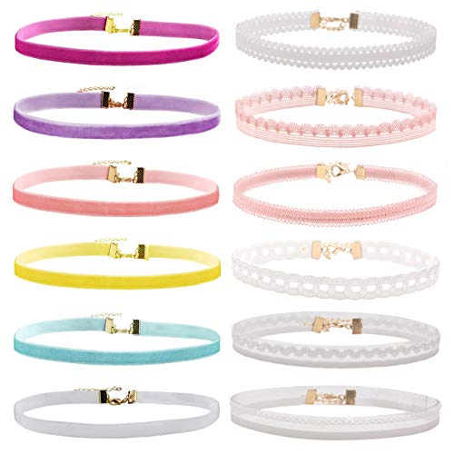 Choker Necklace Set Gothic Choker Tattoo Vevelt Classical Choker for Women.