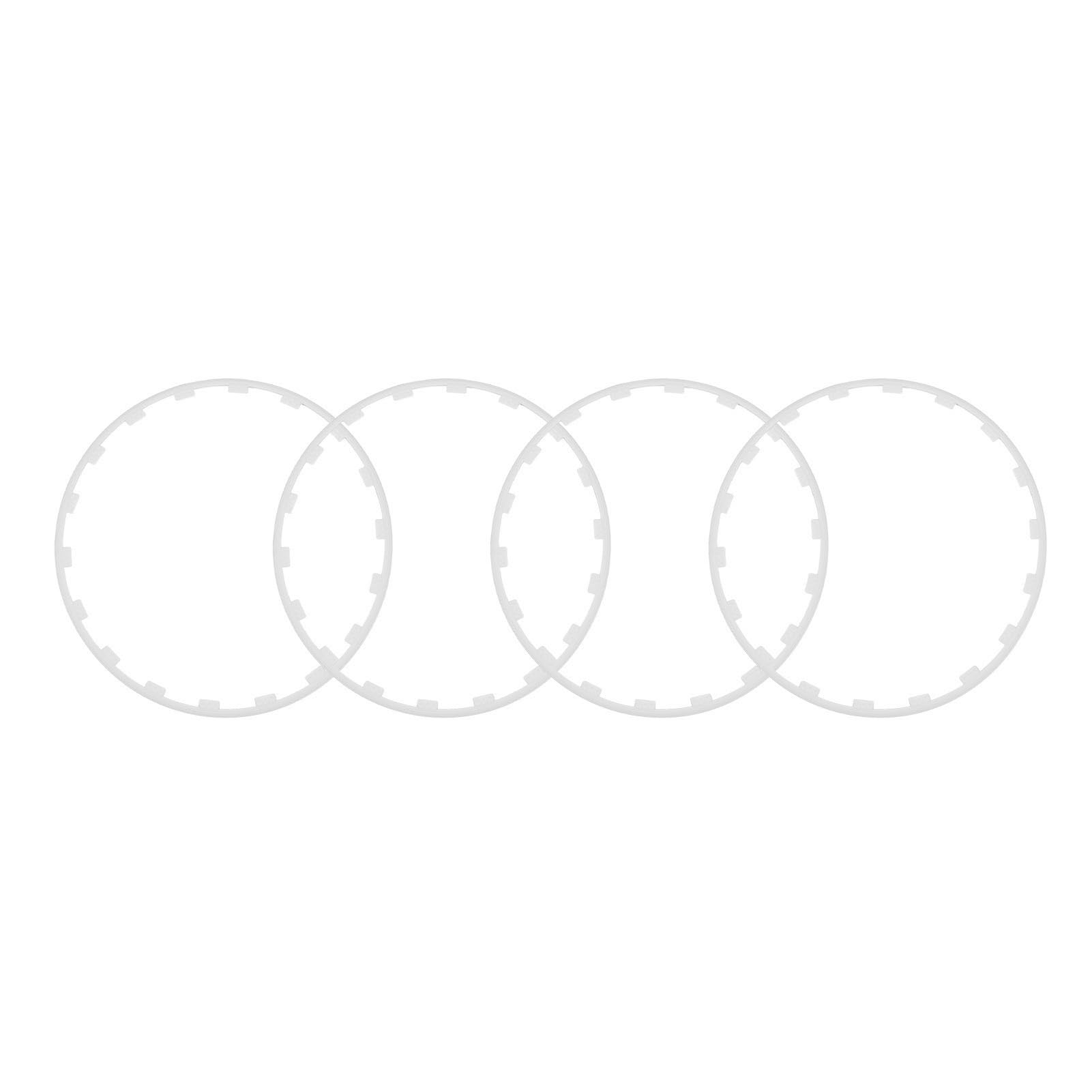 Felgenschutzring, Kratzfest, Universelle Passform, Ersatz für 18-Zoll- von 2017 Bis 2023, Nylon-Material, Stil und Schutz (White)