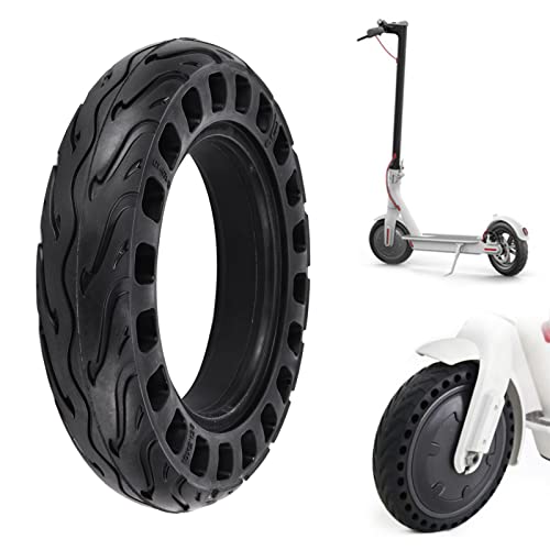 Chiwe Pneu sólido de 25,4 cm, pneus sólidos de scooter elétrica, sem inflação, pneus sólidos sem inf