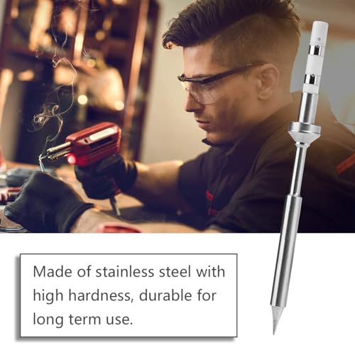 Image of Soldering Iron Tips 7 Types Mini Stainless Steel for Electronic Repair DIY Projects