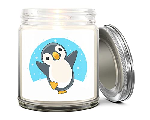 1Oak Lavender Scented Candles - Penguin Candle - Penguin Gifts For Women - Penguin Gifts For Penguin Lovers - Made In Usa #TOP16
