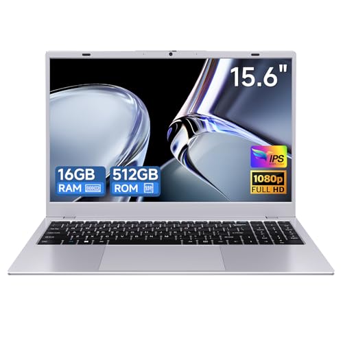Image of 15.6 inch Laptop Computer, 16GB RAM 512GB SSD, Business & Student