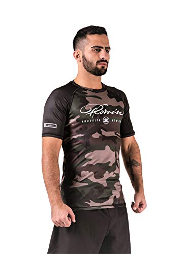 Ronin Signature Compression Shirt – Short Sleeve Snug Fit Rash Guard for Men3