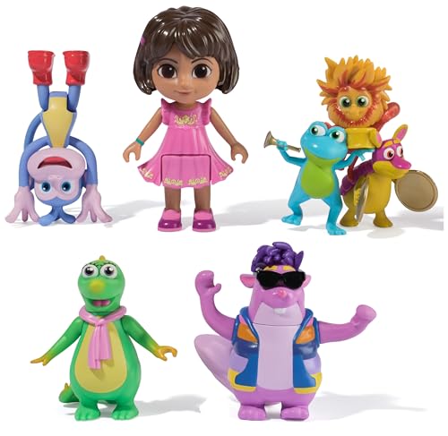 Miniatura 2 de DORA LA EXPLORADORA - Pack Amigos Fantásticos de Dora, 7 Figuras: Dora, Botas, Tico, Isa y el Trío Fiesta - 6073738 - Juguetes Niña 3 años + - Regalo Niña 3 años + - Juegos Infantiles