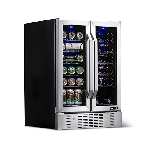 NewAir 24 inch Dual Zone Wine & Beverage