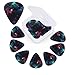 cool wallpapers print Guitar Picks 12 Pack Personalized Guitar Picks with Storage Box Guitar Accessories for Ukulele Electric Acoustic Guitars Bass