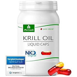 MoriVeda® NKO Krill Olie Capsules90, 30 of 270 Capsules in Apotheek Kwaliteit, Omega 3,6,9 Astaxanthine, Vitamine E…