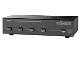 Tiene un diseño simple Interruptor Altavoz 4 puertos (HP)