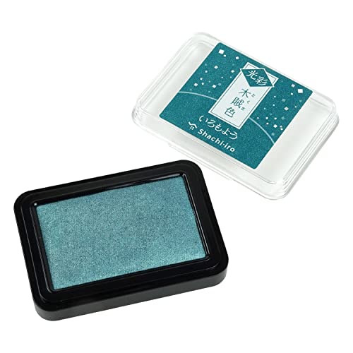 シャチハタ スタンプパッド いろもよう 光彩 木賊色 HAC-1G-DG