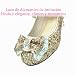 Imagen de CHINYROZA Zapatos Princesa Niñas Tacones Niña Princesa Disfraz Regalo