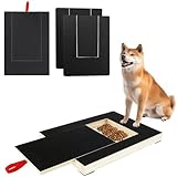 Dog Scratch Pad Nails Stress Free,Dog Nail File Board,Premium Dog Nail Scratch Board,Dog Nail Scratch Board File Dog Scratch Board for Nails with Built-in Snack Box for Pet(With 2 replacement stickers