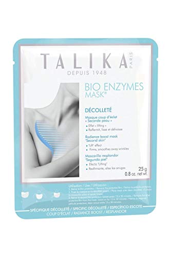 Preisvergleich Produktbild Bio Enzymes Mask Décolleté - Talika - Feuchtigkeitsspendende Maske mit Biozellulose - Hydrierende Maske für den Ausschnitt - Wie eine zweite Haut Effekt
