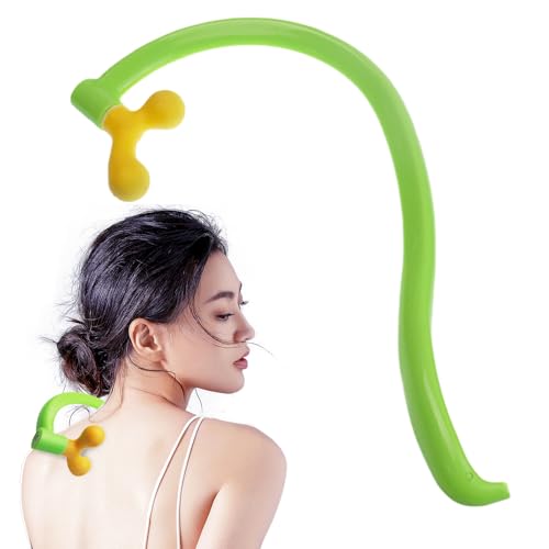 Masajeador de Hombros - Herramienta Ergonómica para Alivio Muscular | de Masaje Portátil y Cómodo para Alivio de Hombros y Espalda en Interiores y Exteriores