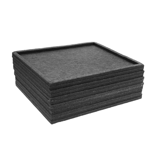 Kisangel 1 Set Stackable Felt Puzzle Sorting Boards for Up to and Portable Organizer for Easy Sorting and Storage Classrooms and Home