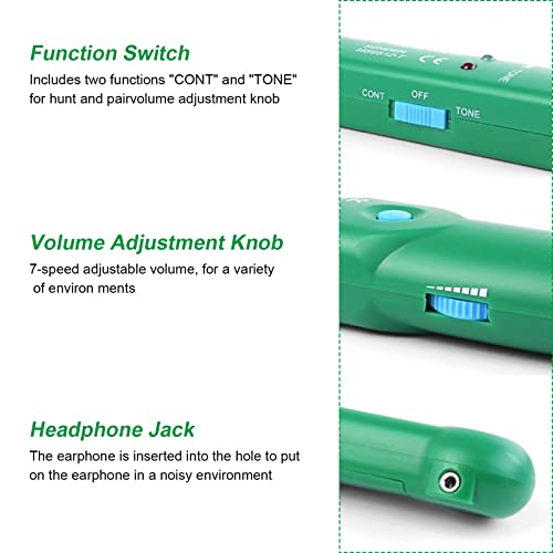 DIFCUL professioneel netwerk kabeltester, kabel zoeker, kabel breuk slijpen fout zoekapparaat, MS6812… - Image 6