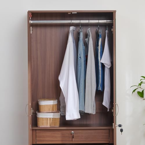 Image of Home Centre Helios Alton 2-Door Wardrobe with Mirror