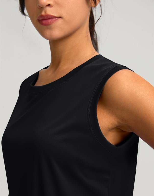YYV Women's Workout Tank Tops Lightweight Sleeveless Workout Tops Loose Fit Yoga Athletic Running Shirts - Image 6