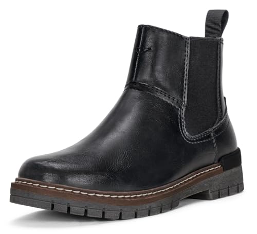 Best Chelsea Boots for Wide Calves: Style & Comfort Guide 13 Vepose Women's Black Chelsea Boots, 9519 Platform Chunky Heel Round Toe Ankle Boot, Slip on Short Boots with Elastic Band Size 8(CJY9519 Black 8)