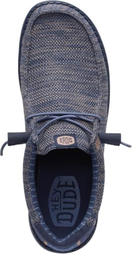 Image of HEYDUDE Men's Wally Stretch Sox Slip-On Loafer, Lightweight, Breathable, with Flex & Fold Outsole