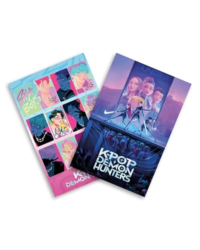 Poster K-POP Demon Hunters Lot de 2 pour Remplir un Grand Mur Vide de Chambre