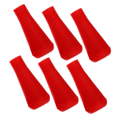 Parliky Enhance Your Archery Skills 6pcs 8mm Rubber Arrowheads Soft Tips for Safe Practice Training
