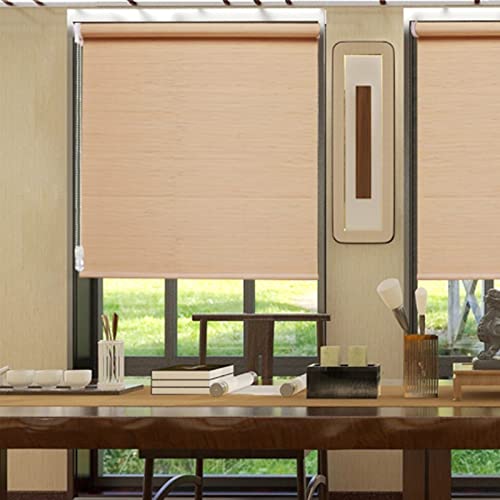 Persianas Enrollables de Bambú Natural, Retro Estores de Bambú para Exteriores Interior, Cortina de Bambu para Patio, Cocina, Porche, Puertas Ventanas Decorativa, 100x150cm ( Tamaño : 100x140cm ) Cover