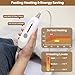 Electric Foot Warmer, Luxury Faux Fur Heating Pad for Feet Pain Relief Cramp, Heated Foot Warmer for Under Desk & Bed with 3 Heat Settings & 2H Auto-Off, ETL Certified, 20x22 Inch, Light Grey