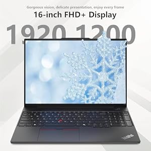 Lenovo ThinkPad E16 Gen 2 Business Laptop, 16" FHD+ Display, AMD Ryzen 7 7735HS, 64GB DDR5 RAM, 1TB SSD, Fingerprint, Backlit, Wi-Fi 6, Windows 11 Pro, Bundle with Thunderobot 7-in-1 USB-C Hub — photo 5 of 6