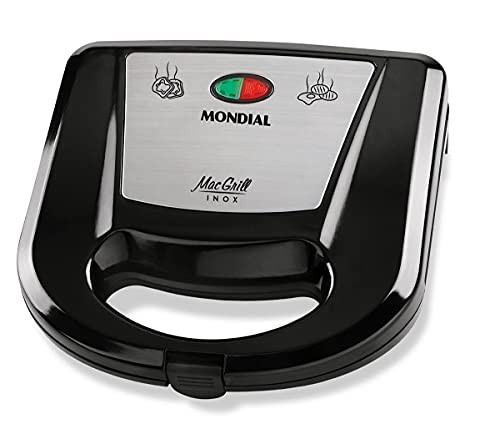 Sanduicheira Mondial, Mac Grill, 110V, Preto, 750W - S-11