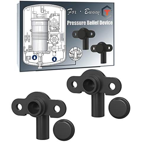 2Pcs Pressure Relief Device for Triton, with Disc Seals Cover Valve, Shower Spares Parts Compatible with Triton Electric Showers (Replace of 82800450) Cover