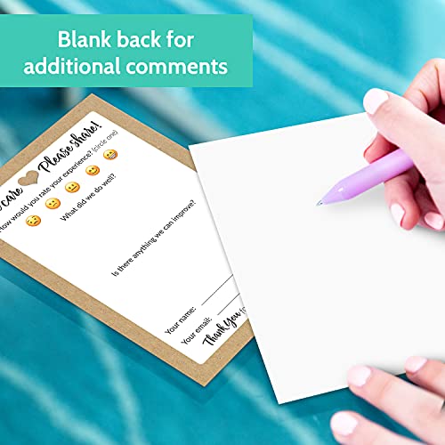 50 Suggestion Cards - Comment Cards For Customers, Restaurants, Bed & Breakfast Decor And Bulk Hotel Supplies For Guests - Kraft Style Feedback Cards And Suggestion Box Cards - Forms For Business #TOP4