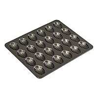 Bakemaster Mini Madeleine Pan 24 Cup Non-Stick, Grey