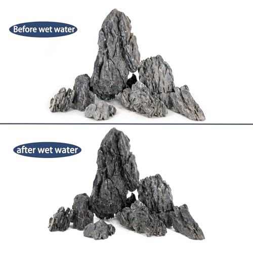 Image of Aquariums Stones Fish Tank Rock 3Lb seiryu Rock for Aquascaping,Aquariums,Terrariums,Vivariums,Decorative Stone,Reptile Enclosures,Paludariums,and Gardens-(2-5 Inch)