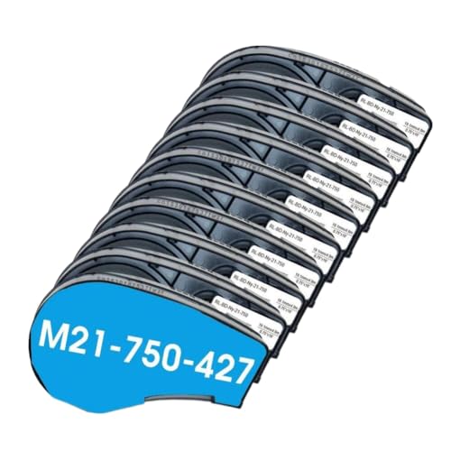 Étiquette M21-750-427 de 0.75 Pouces, Compatible avec l'imprimante d'étiquettes Portable BMP21 Plus, Auto-plastification(2PK)