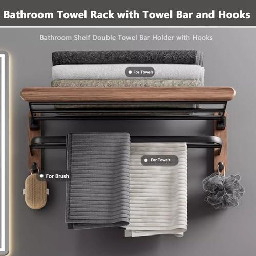 Porte-serviettes pliable pour petite salle de bain sans espace - 5