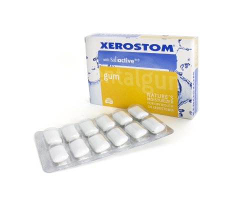 Xerostom With Saliactive For Dry Mouth Or Xerostomia Gum