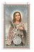 Saint Maria Goretti Pewter Medal Necklace with Holy Card, 3/4 Inch