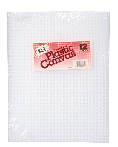 Darice Plastic Canvas, Clear, 24-Pack